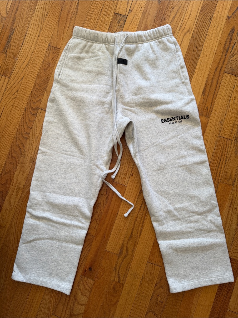 Fear of God ESSENTIALS Light Oatmeal Sweatpants NWOT M